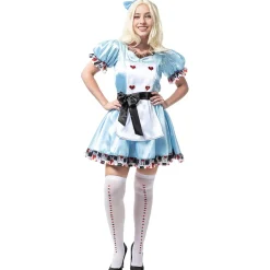 Funidelia Halloween|Disfraces*Disfraz de Alicia Deluxe para mujer XL