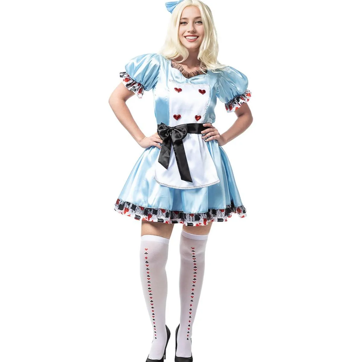 Funidelia Disfraces|Halloween*Disfraz de Alicia Deluxe para mujer L