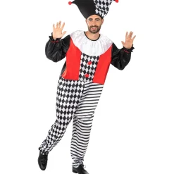 Funidelia Disfraces|Halloween*Disfraz de arlequín para hombre XXL