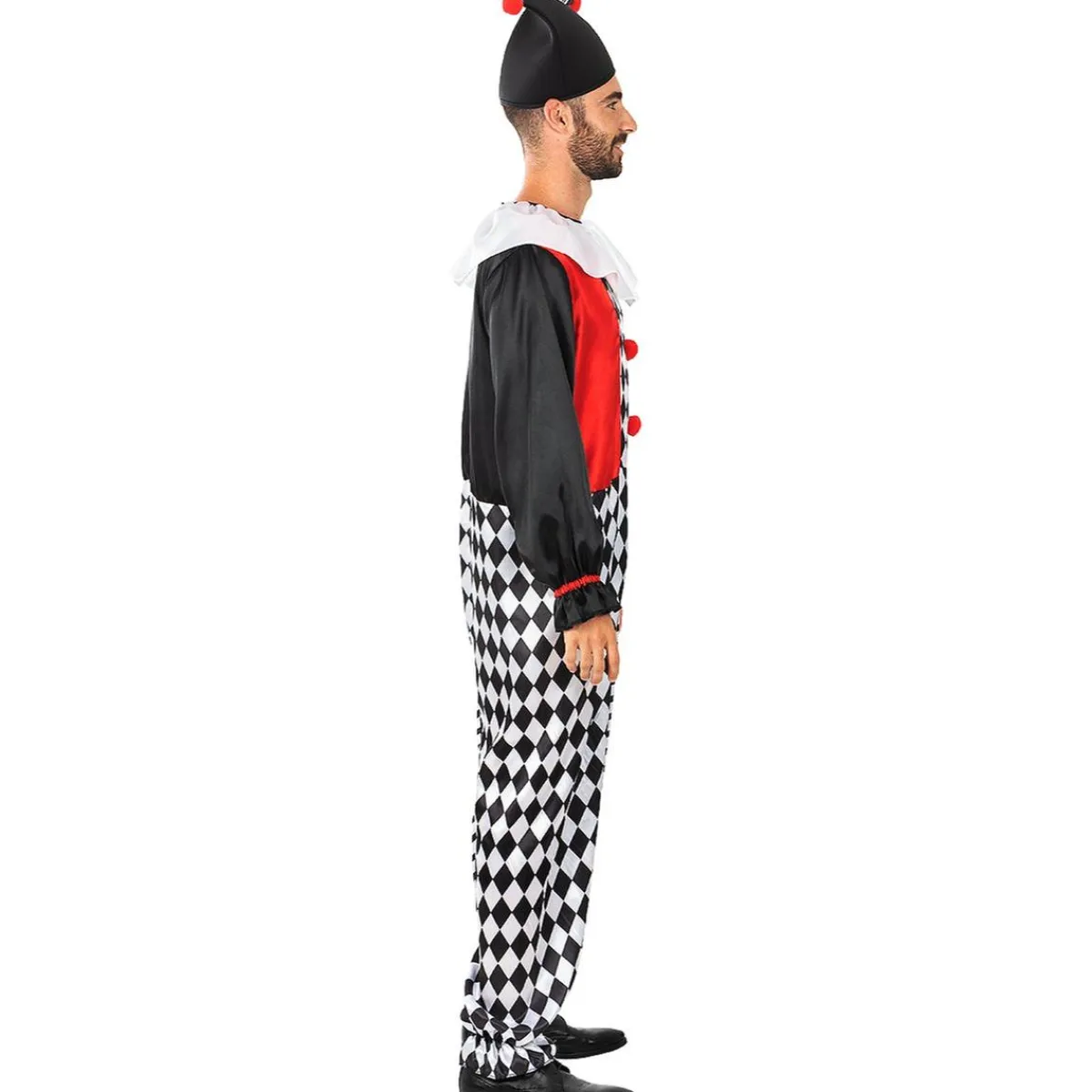 Funidelia Disfraces|Halloween*Disfraz de arlequín para hombre XXL