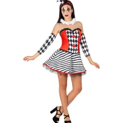 Funidelia Disfraces|Halloween*Disfraz de Arlequín para mujer XXL