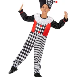 Funidelia Disfraces|Halloween*Disfraz de arlequín para niño 5-6 años