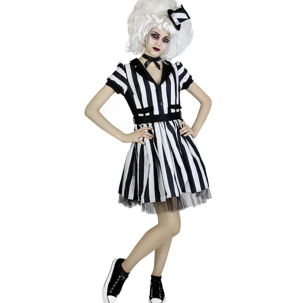 Funidelia Disfraces|Halloween*Disfraz de Beetlejuice mujer L