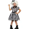 Funidelia Disfraces|Halloween*Disfraz de Beetlejuice niña 7-9 años