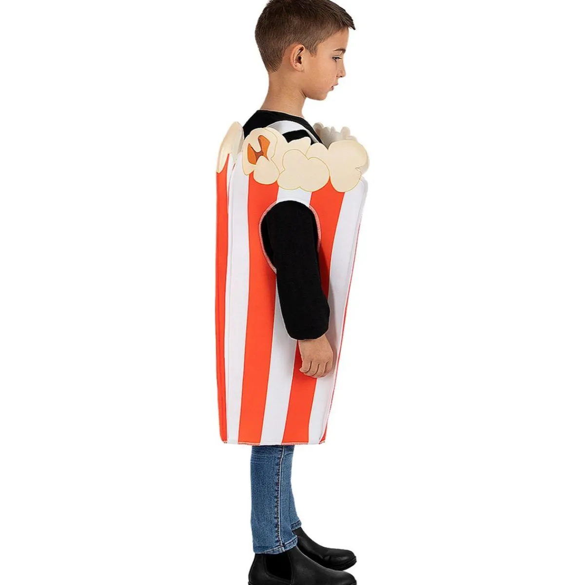 Funidelia Disfraces|Halloween*Disfraz de bolsa de palomitas para niños 3-6 años