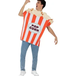 Funidelia Halloween|Disfraces*Disfraz de bolsa de palomitas para adulto Talla única