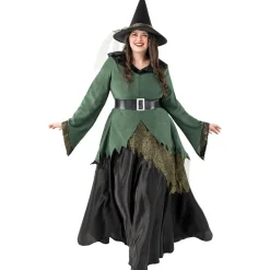 Funidelia Disfraces|Halloween*Disfraz de bruja deluxe mujer XL