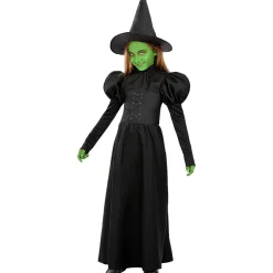 Funidelia Disfraces|Halloween*Disfraz de Bruja Mala del Oeste para niña - El Mago de Oz 7-9 años