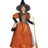 Funidelia Disfraces|Halloween*Disfraz de bruja premium niña 5-6 años