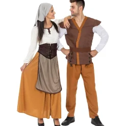 Funidelia Disfraces|Halloween*Disfraz de campesina medieval para mujer XL