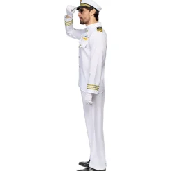 Funidelia Disfraces|Halloween*Disfraz de capitán de la marina para hombre XL