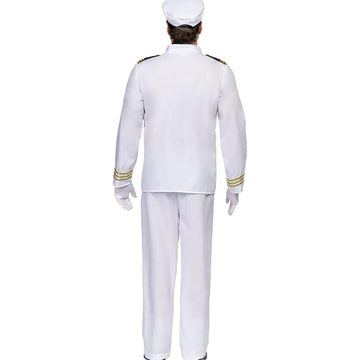 Funidelia Disfraces|Halloween*Disfraz de capitán de la marina para hombre XL