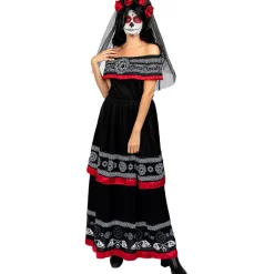 Funidelia Disfraces|Halloween*Disfraz de Catrina mujer XS