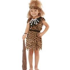 Funidelia Disfraces|Halloween*Disfraz de cavernícola para niños 10-12 años