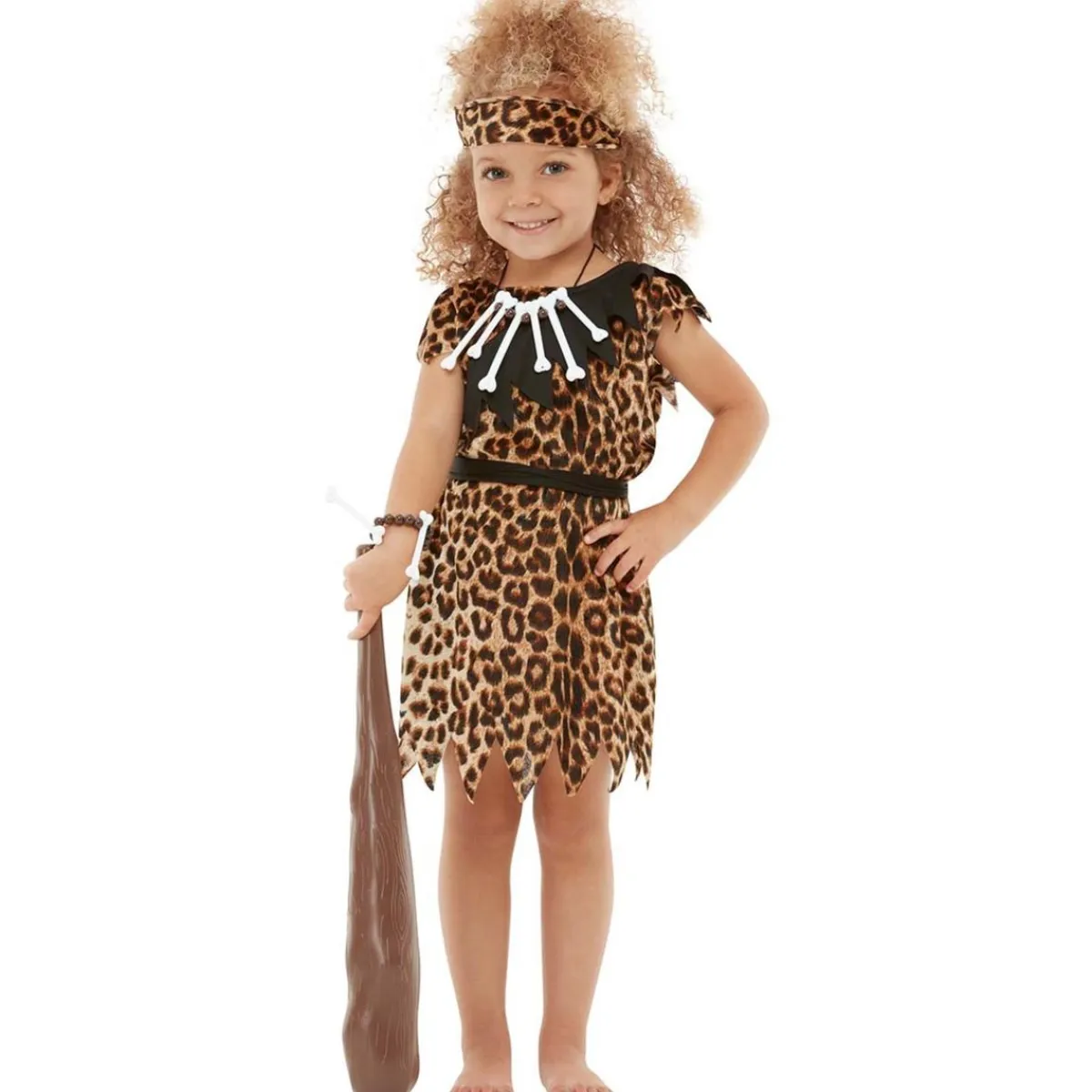 Funidelia Disfraces|Halloween*Disfraz de cavernícola para niños 10-12 años