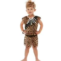 Funidelia Disfraces|Halloween*Disfraz de cavernícola para niños 10-12 años