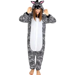 Funidelia Halloween|Disfraces*Disfraz de cebra onesie adulto L-XL
