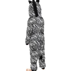 Funidelia Halloween|Disfraces*Disfraz de cebra onesie para niños 7-9 años