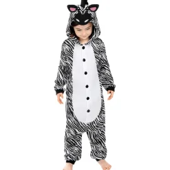 Funidelia Halloween|Disfraces*Disfraz de cebra onesie para niños 7-9 años