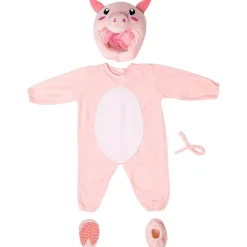 Funidelia Halloween|Disfraces*Disfraz de cerdo para bebé 0-6 meses