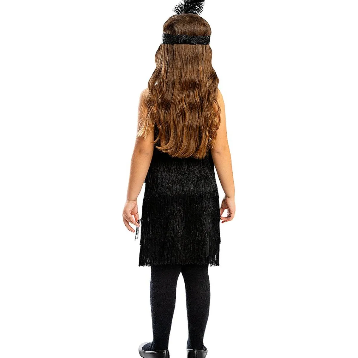 Funidelia Disfraces|Halloween*Disfraz de charlestón negro para niña 10-12 años