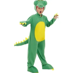 Funidelia Disfraces|Halloween*Disfraz de cocodrilo niño 7-9 años