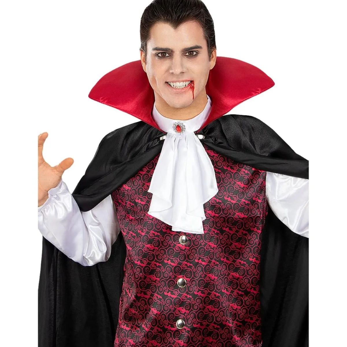 Funidelia Disfraces|Halloween*Disfraz de Conde Drácula hombre XXL