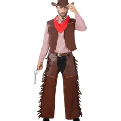 Funidelia Disfraces|Halloween*Disfraz de cowboy pistolero hombre M-L