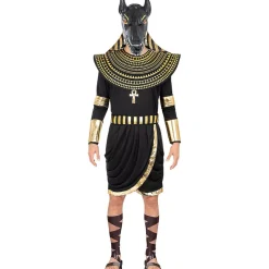 Funidelia Disfraces|Halloween*Disfraz de Dios Anubis para hombre XXL