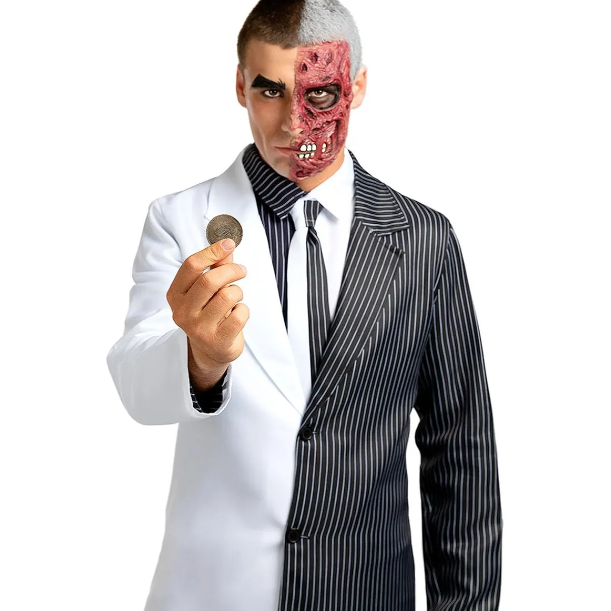 Funidelia Disfraces|Halloween*Disfraz de Dos Caras Batman Standard