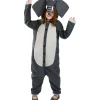 Funidelia Halloween|Disfraces*Disfraz de elefante onesie para niños 5-6 años