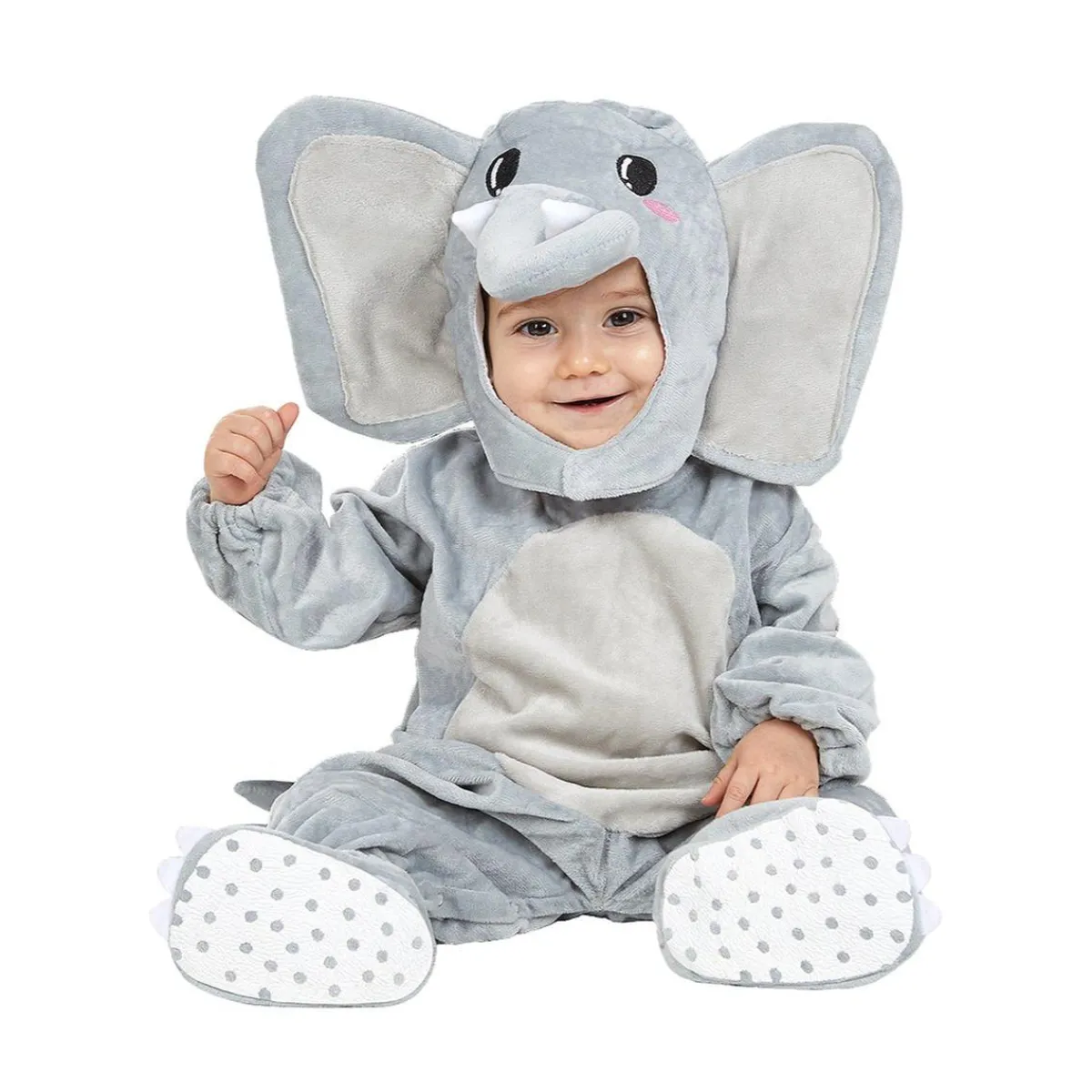 Funidelia Halloween|Disfraces*Disfraz de elefante para bebé 12-24 meses