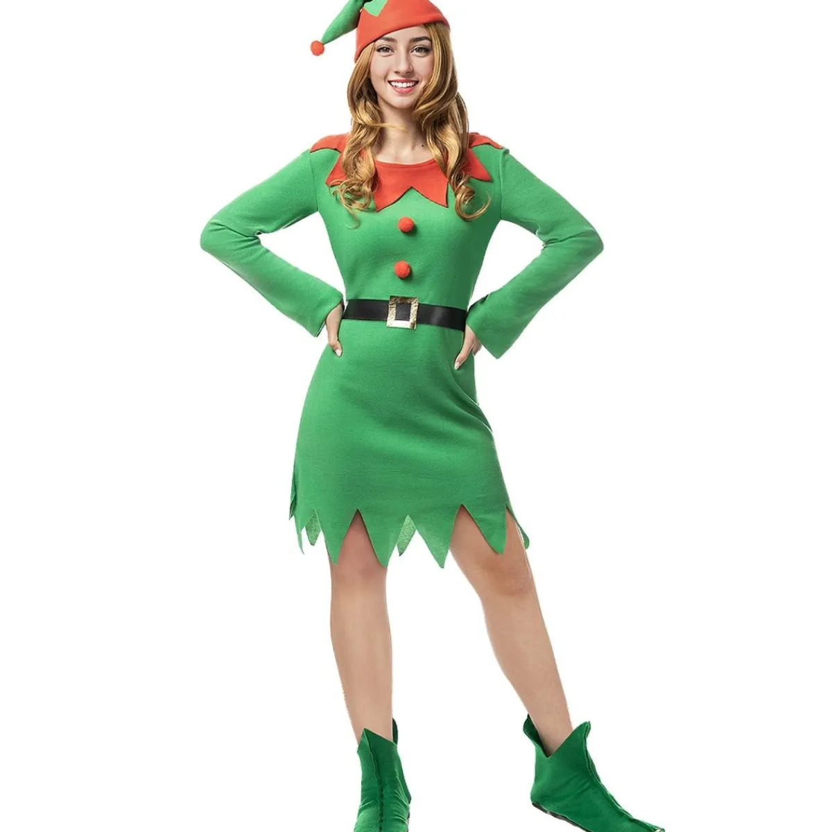 Funidelia Halloween|Disfraces*Disfraz de elfa duende mujer S