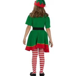Funidelia Halloween|Disfraces*Disfraz de elfa navideña niña 3-4 años