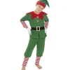 Funidelia Disfraces|Halloween*Disfraz de elfo navideño niño 7-9 años