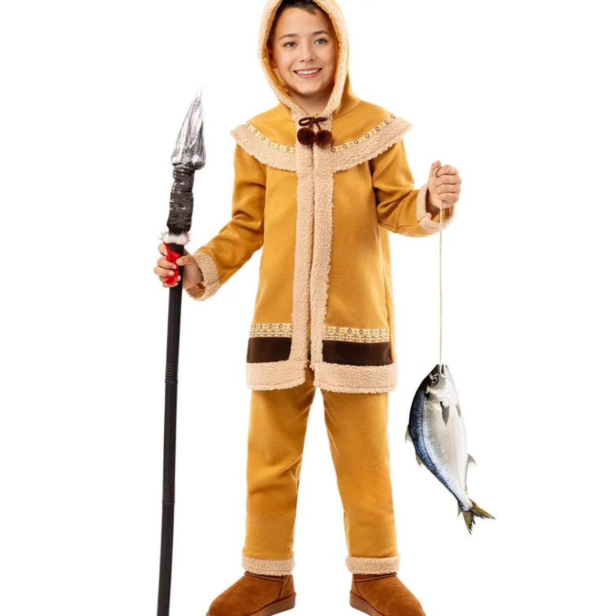 Funidelia Halloween|Disfraces*Disfraz de esquimal para niño 5-6 años