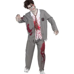 Funidelia Disfraces|Halloween*Disfraz de estudiante zombie hombre XXL