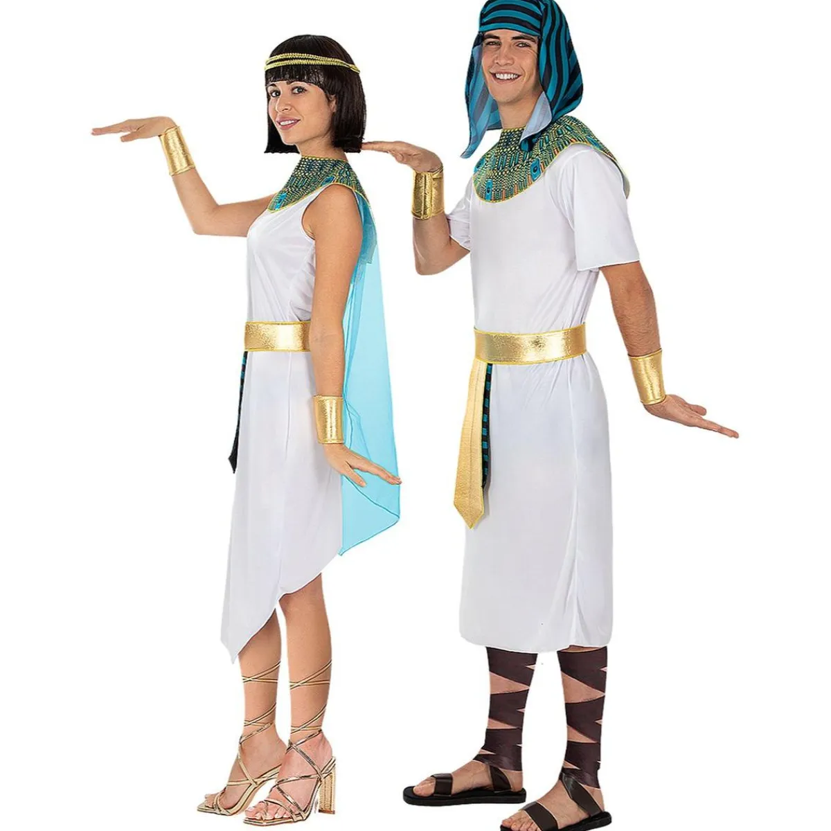 Funidelia Halloween|Disfraces*Disfraz de Faraón para hombre XXL