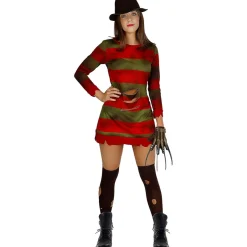Funidelia Halloween|Disfraces*Disfraz de Freddy Krueger mujer M Pesadilla en Elm Street