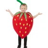 Funidelia Halloween|Disfraces*Disfraz de fresa para niños 7-12 años