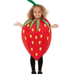 Funidelia Halloween|Disfraces*Disfraz de fresa para niños 7-12 años