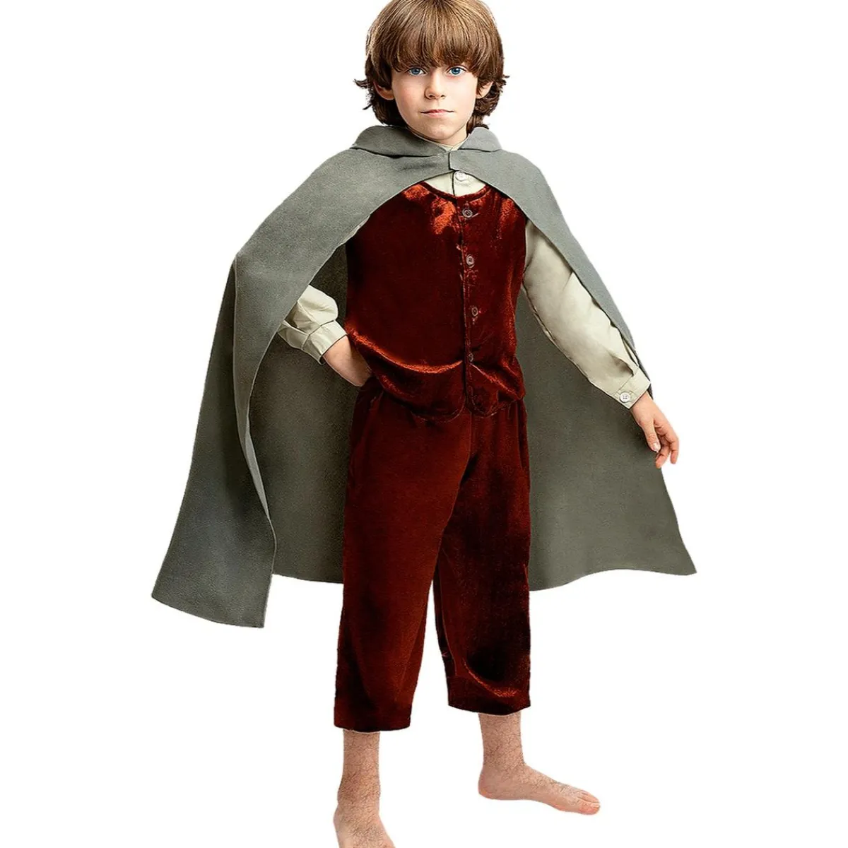 Funidelia Halloween|Disfraces*Disfraz de Frodo niño 10-12 años