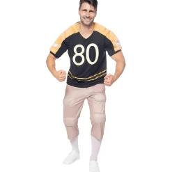 Funidelia Disfraces|Halloween*Disfraz de fútbol americano musculoso para hombre M