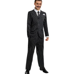 Funidelia Disfraces|Halloween*Disfraz de gangster negro años 20 XXL