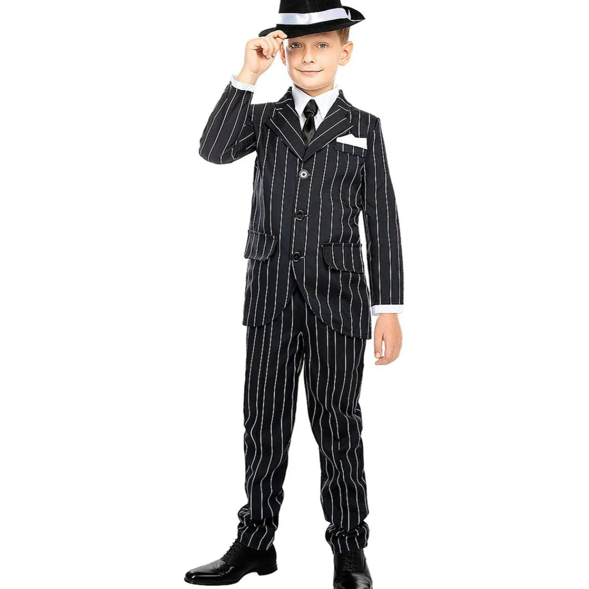 Funidelia Disfraces|Halloween*Disfraz de gangster para niño 5-6 años