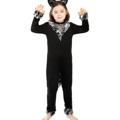 Funidelia Disfraces|Halloween*Disfraz de gata para niña 5-6 años