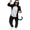 Funidelia Halloween|Disfraces*Disfraz de gato onesie para adulto L-XL