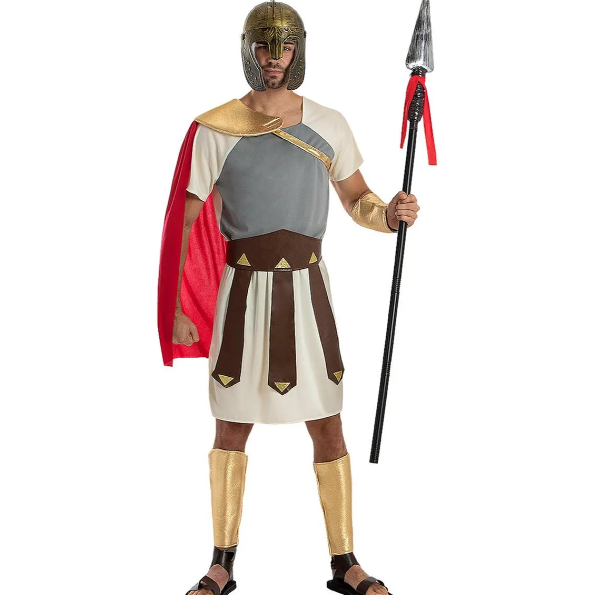 Funidelia Disfraces|Halloween*Disfraz de gladiador para hombre M-L