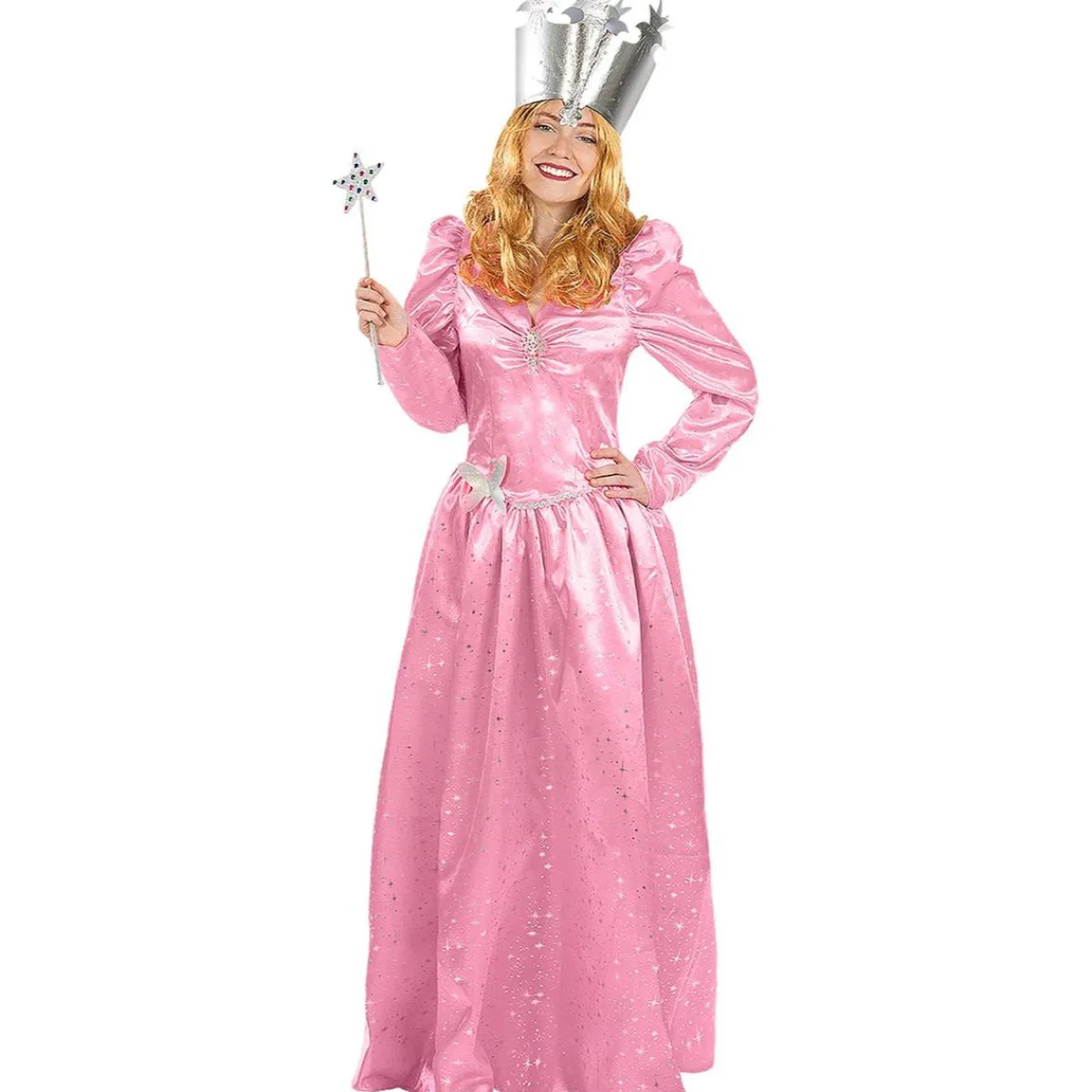 Funidelia Disfraces|Halloween*Disfraz de Glinda Bruja Buena - El Mago de Oz L