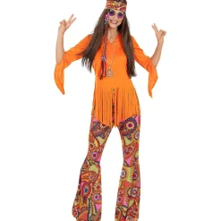 Funidelia Disfraces|Halloween*Disfraz de Hippie feliz para mujer XXL